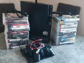 PS3+2pultai visi laidai+30 žaidimu