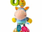 Playgro barškutis-žaislas karvytė su segtuku Nau