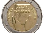 Ispanijos proginės euro monetos - nuotraukos Nr. 2