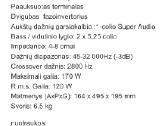 Dynavoice centrinė kolonėlė - nuotraukos Nr. 4