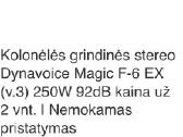 Dynavoice magic f6 ex grandinės kolonėlės - nuotraukos Nr. 4
