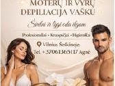 Depiliacija Vyrams .pilnas bikinis tik 40€.