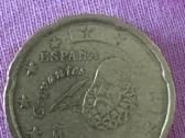 Reta 20 centų moneta Ispanija 1999, Espana Cervant