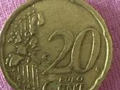 Reta 20 centų moneta Ispanija 1999, Espana Cervant - nuotraukos Nr. 2