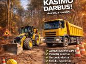 Ratinio ekskavatoriaus(račioko) ir savivarčio nuom