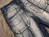 Vintage Raw Blue Eu Baggy Jeans 30x30 Y2k Streetwe - nuotraukos Nr. 4