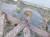 Akėčios metalinės senovinės mažos žemės darbams - nuotraukos Nr. 5