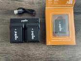 Keturi Np-w126s akumuliatoriai+ Usb Duo pakrovėjas
