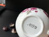 Vintažinis porceliano puodelis su gėle - nuotraukos Nr. 2