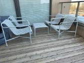 Hay Palissade lounge chair and ottoman