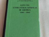 Lietuvių literatūros mokslas ir kritika 1980-1982