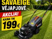 Benzininė savaeigė vejapjovė žoliapjove