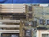 Vintage Socket 7 motininė plokštė su Intel Pentium - nuotraukos Nr. 3