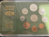 Lietuva 1991m bankinis litų rinkinys - nuotraukos Nr. 3