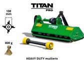 Mulčeris mini traktoriui Titan Pro Nam-125