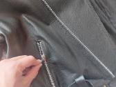 Biker striukė 56 dydis XL tikra oda punk metal - nuotraukos Nr. 5