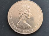 Guernsey 1978 25 cents Cu-ni Royal visit - nuotraukos Nr. 2