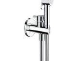 WC/bidė higieninis dušelis Cristina WC Jet chromas