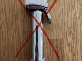 WC/bidė higieninis dušelis Cristina WC Jet chromas - nuotraukos Nr. 6