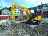 Vikšrinio ekskavatoriaus Komatsu Pc210lc 23 t - nuotraukos Nr. 4