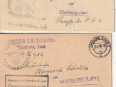 1942 m. Memelio šeimos tarnybinio pašto vokai