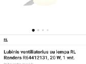 Naujas šviestuvas ventiliatorius