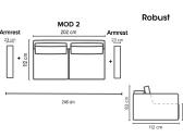 Renavuota sofa Robust - nuotraukos Nr. 3