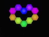 LED Rgb Šešiakampis apšvietimas žaidimų kambariui - nuotraukos Nr. 2