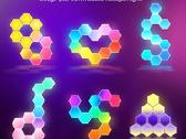 LED Rgb Šešiakampis apšvietimas žaidimų kambariui - nuotraukos Nr. 11