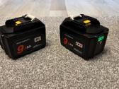 Makita padidintos talpos baterijos ir remontas