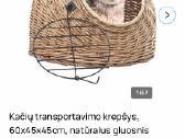 Vintažinis krepšys katėms - nuotraukos Nr. 5