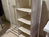 Ikea drabužių kabykla Rigga + Pakabinama lentyna