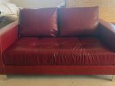 Itališka natūralios odos sofa
