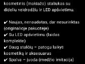 Kosmetinis staliukas su veidrodžiu ir LED apšvieti - nuotraukos Nr. 2