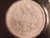 Moneta Rublis. Caro Sidabras 900. .originalas. - nuotraukos Nr. 7