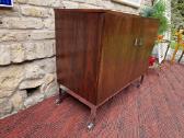 Vintažinis mid century gėrimų šaldytuvas su baru - nuotraukos Nr. 3