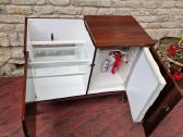 Vintažinis mid century gėrimų šaldytuvas su baru - nuotraukos Nr. 14