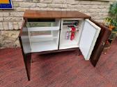 Vintažinis mid century gėrimų šaldytuvas su baru - nuotraukos Nr. 15