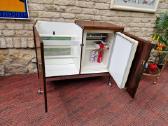 Vintažinis mid century gėrimų šaldytuvas su baru - nuotraukos Nr. 31