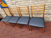 Vintažinės mid century bukmedžio kėdės - nuotraukos Nr. 2