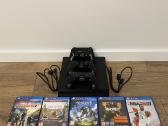 Playstation 4 slim 500gb + 3 Pulteliai