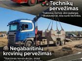 Žemes ūkio techni., traktorių, krovinių pervežimas