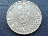 2 kronos 1914m. Norvegija sidabras - nuotraukos Nr. 2
