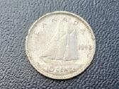 10 centų 1947m. Kanada sidabras