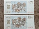 500 talonų 1993 Lietuva - Nr iš eilės