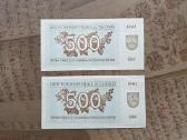 500 talonų 1992 Lietuva - Nr iš eilės