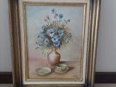 Paveikslas natiurmortas gėlių 45*55cm