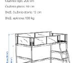 Ikea Vitval lovos su čiužiniu (2 vnt) - nuotraukos Nr. 2