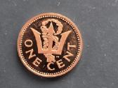 Barbadosas 1973 1 cent Proof