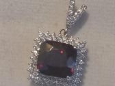 Auksinis 3,7ct Burmos špinelio pakabukas - nuotraukos Nr. 3